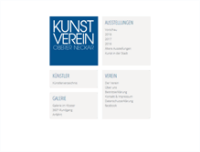 Tablet Screenshot of kunstverein-oberer-neckar.de